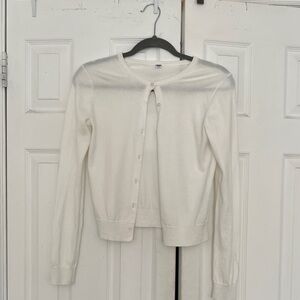 Uniqlo Cream Knit UV Portection Cardigan